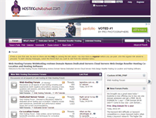 Tablet Screenshot of hostingchitchat.com